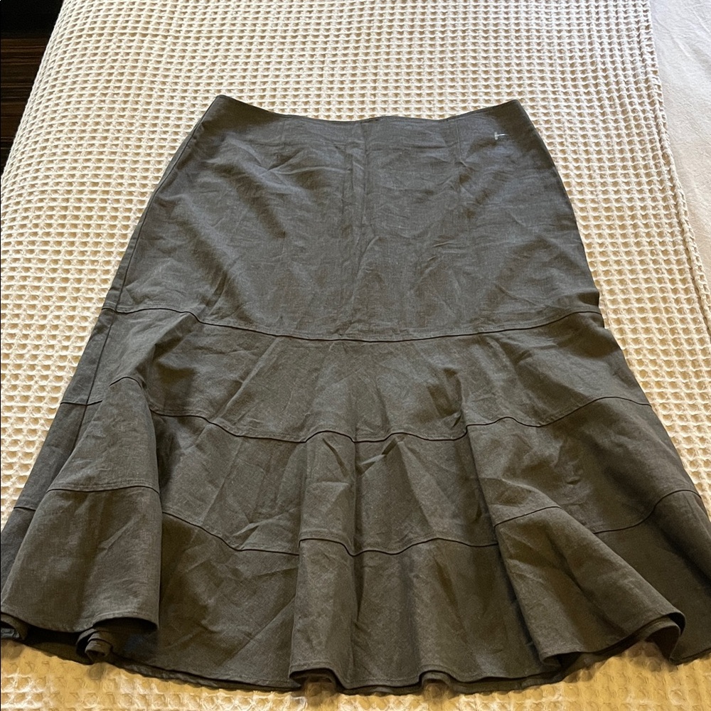 Vintage Elegant Gray Women's Skirt